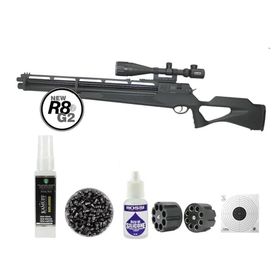 Carabina PCP Rossi R8 G2 Black STD 6.35mm + Luneta 6-24X50