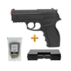 Pistola Gas Co2 Wg C11 Polímero 4,5 Esferas Aço + Maleta