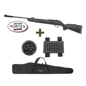 Carabina Pressão HT 125 Vortex 6.35+Capa+Chumbo+Porta Chumbo
