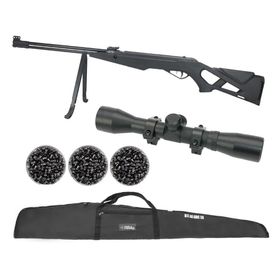 Carabina Pressão Ekol Thunder FM 4.5 .177+Luneta+Capa+Chumbo