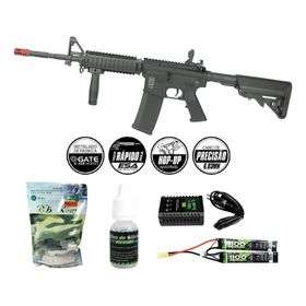 Rifle de Airsoft M4 Carbine SA-C03 Black Linha Core+Itens