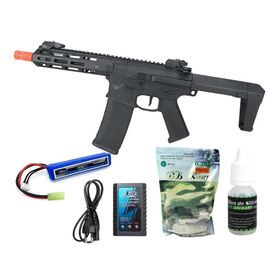 Rifle Airsoft AEG M4 M904G Bradok Gatilho Eletrônico+Kit