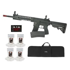 Rifle Airsoft Ar15 Neptune Full Metal 10" Gatilho Et + Kit4