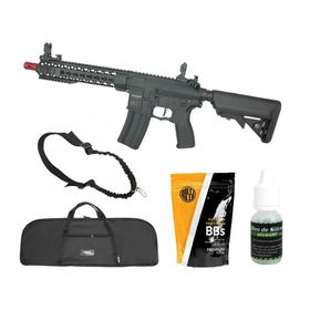 Rifle Airsoft AR15 Neptune 10" Short ET Keymod 6mm + KIT