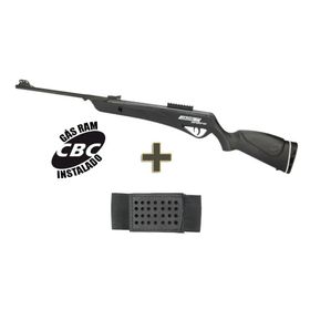 Carabina Pressão Cbc Jade Pro Nitro Preta 5,5+Porta chumbo