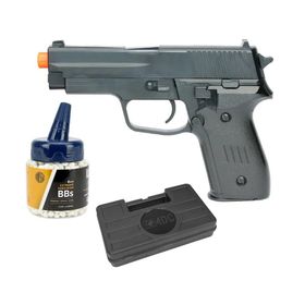 Pistola Airsoft Vg P226 Spring 6mm Rossi Vigor + Case + BBs