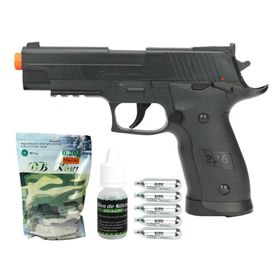 Pistola Airsoft CO2 Sig Sauer P226 X-4 +CO2 + bbs + Óleo