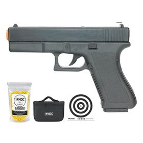 Pistola Airsoft Vigor Glock Gk-v307 Spring+Capa+BBs+Alvos