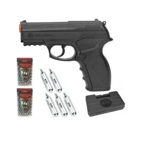 Pistola Pressão Co2 Crosman C11 4,5 + Maleta + Bbs + Co2