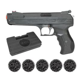 Pistola Pressão Beeman 2004 P-17 5,5mm + 5 Chumbinho + Case