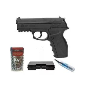 Pistola Gas Co2 Wg C11 4.5 + Case + Esferas + Co2 12g