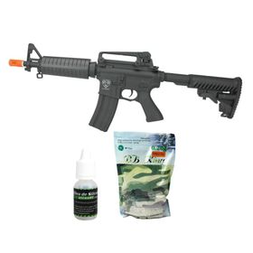 Rifle Airsoft AEG M4 ASR105 Full Metal Blowback 6,0+Bbs+Óleo