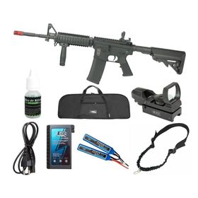 Rifle Airsoft M4 Carbine SA-C03 Black C-Series + KITPRO