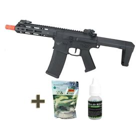 Rifle Airsoft AEG M4 M904G PDW Bradok+BBs+ Oleo  de silicone