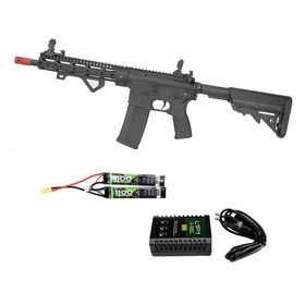 Rifle Airsoft M4 CarbineLong M-Lok SA-E20+Bateria+Carregador