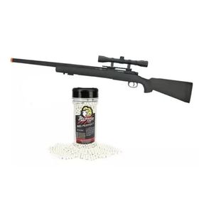 Rifle Airsoft Sniper M24 Full Metal Vsr10 G2 500fps 6mm+KIT