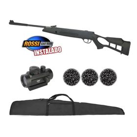 Carabina Pressão Striker Edge 5.5 Gas Ram 60 Red Dot Chumbo