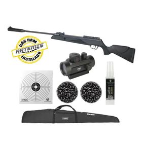 Carabina Pressão Black Hawk Nitro 70kg 5.5 Artemis + Kit Pro