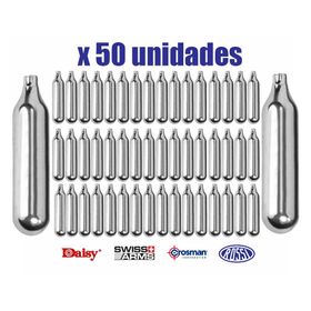 Kit Co2 12g Para Pistolas E Rifles Caixa Com 50un