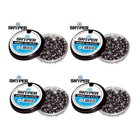 Kit 4 Latas de Chumbinho Rifle Diabolô Str 4,5mm - Rifle