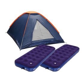 Barraca Camping praia Iglu 3 Panda NKT + 2 Colchão