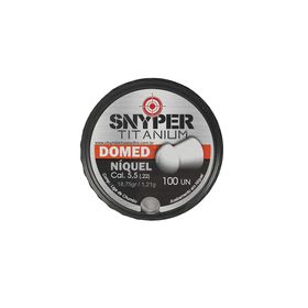 Chumbinho Snyper Titanium Domed Niquel 5.5mm 100un.