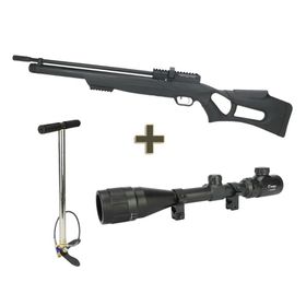 Carabina Pressão Kral Puncher Nish 5,5+Bomba+Luneta4-16x40