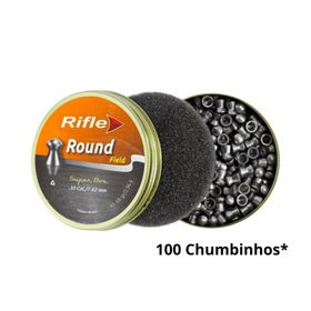 Chumbinho Rifle Premium Series Round 7.62mm 100 Unidades