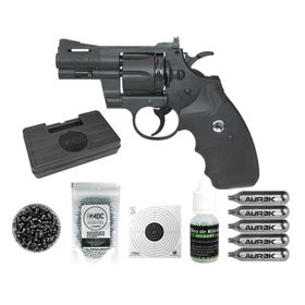Revólver Pressão CO2 Colt Python 357 Dual Ammo Umarex + KIT