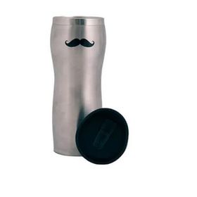 Copo Termico Preto - Mustache - Uatt
