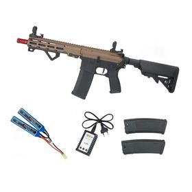 Rifle Airsoft Aeg M4 M-Lok SA-E23 RRA+Bateria 7.4+Carregador