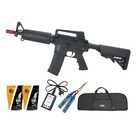 Rifle de Airsoft AEG M4 Carbine SA-C02 Black Core+Itens