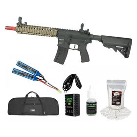 Rifle de Airsoft AEG AR15 Neptune 9" Marsoc 6mm + Kit Pro