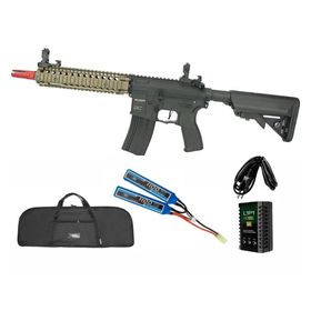 Rifle Airsoft AR15 Neptune 9 Marsoc+Bateria+Capa+Carregador
