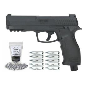 Pistola CO2 HDP T4E P320 .50 LTL Defesa Pessoal Umarex + KIT