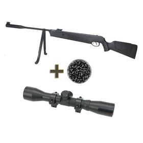 Carabina Pressão EKOL Ultimate Nitro 5.5mm+Chumbo+Luneta4x32