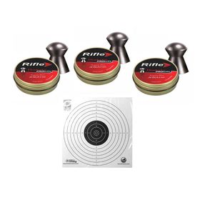 Kit 3 Latas De Chumbinho Rifle Diabolo Promax 5,5mm + Alvos