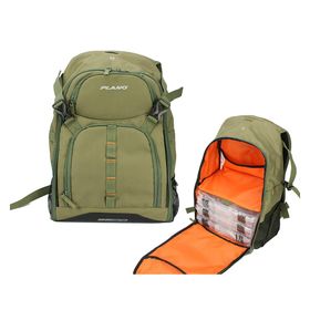 Mochila Pesca Backpacks Com 3 Estojos Verde Oliva - Plano