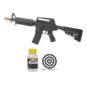 Rifle Airsoft VG M4A1 CQB 8918 Spring Mola+Alvos+1100 BBs