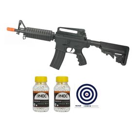 Rifle Airsoft VG M4A1 CQB 8918 Spring Mola 6mm + Alvos +BBs