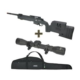 Rifle Airsoft Sniper M40 A5 VSR10 SA-S03+Luneta 4x32+Capa