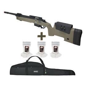 Rifle Airsoft Sniper M40 A5 VSR10 SA-S03 TAN+BBs+Capa