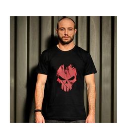 Camiseta Bravo Estampada Spectral Estampa Vermelha