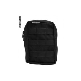 Bolso Vertical Em Cordura 1000 Para Coletes Black Forhonor