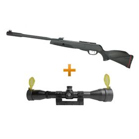 Carabina Pressão Black Fusion Igt 5,5 Gamo Luneta Gold Rossi
