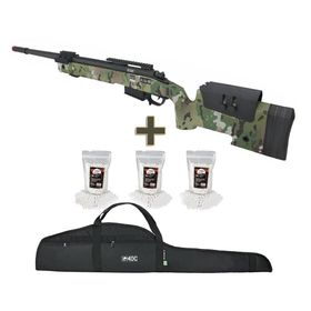 Rifle Airsoft Sniper M40 A5 VSR10 SA-S03 Multicam+BBs+Capa