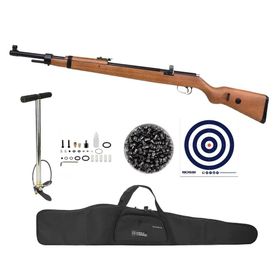 Carabina Pressão PCP Mauser K98 4.5 Diana+Bomba+Chumbo+Itens