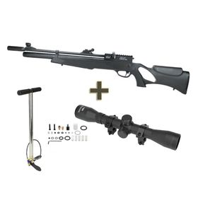 Carabina Pressão PCP Rossi Dione 5.5 + Bomba + Luneta 4x32