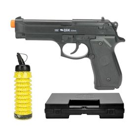 Pistola Airsoft Beretta M92 Spring Cal 6.0 + Case + 2200bbs
