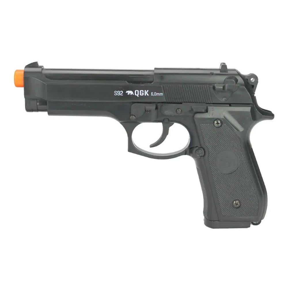 Pistola Airsoft Beretta M92 Spring Cal 6.0 + Case + 2200bbs